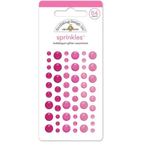 DOODLEBUG SPRINKLES BUBBLEGUM GLITTER ASSORTMENT