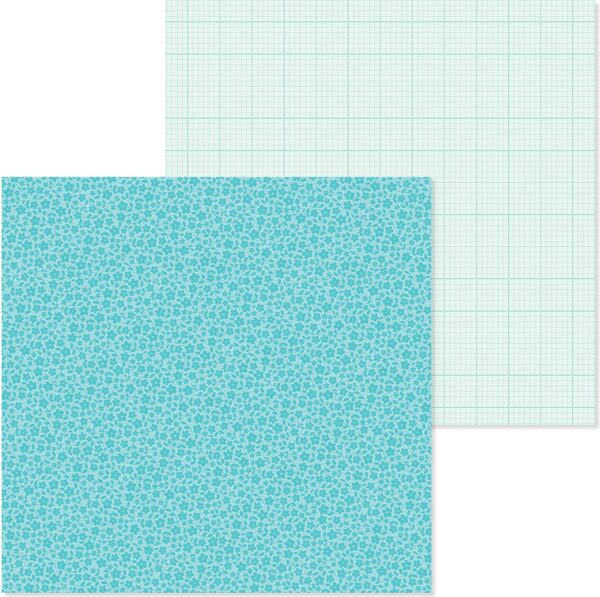 DOODLEBUG 12X12 SWIMMING POOL FLORAL GRAPH