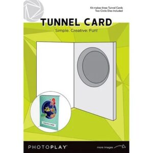 PHOTOPLAY TUNNEL CARD WITH DIES