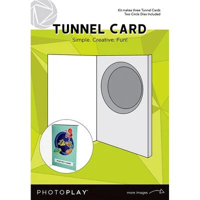 PHOTOPLAY TUNNEL CARD WITH DIES