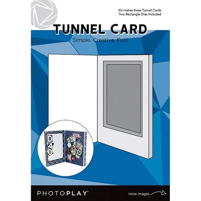 PHOTOPLAY TUNNEL CARD MAKES 3 CARDS