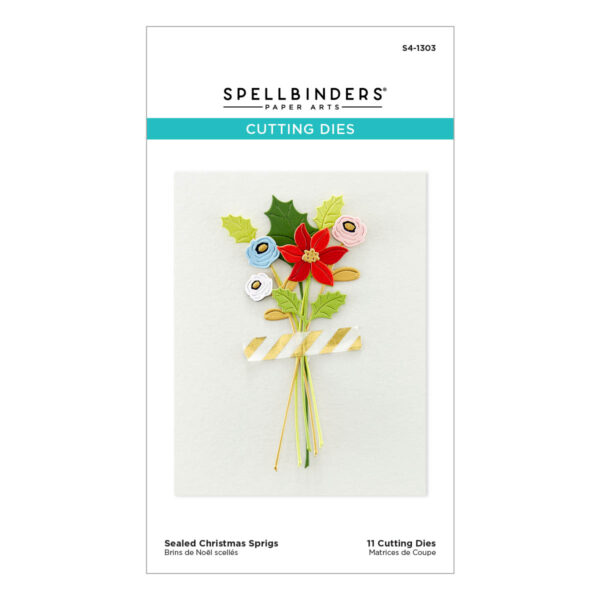 Spellbinders Die Sealed Christmas Sprig