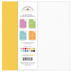 Doodlebug 6X8 Mini Album Bumblebee