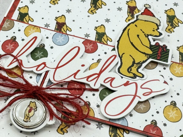 Echo Park Winnie the Pooh Christmas Card Kit
