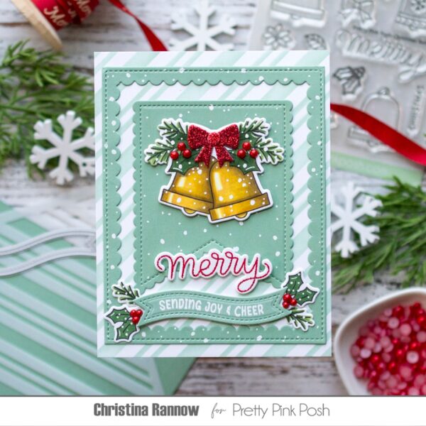 Pretty Pink Posh Stamp Christmas Bells