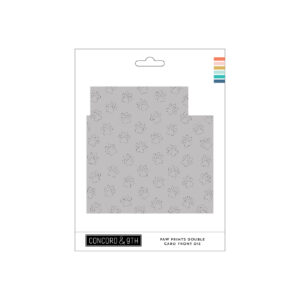 Concord & 9th Die Paw Prints Double Card Front