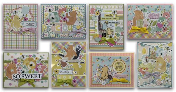 Simple Stories Say Cheese Classic Pooh Baby Card Kit