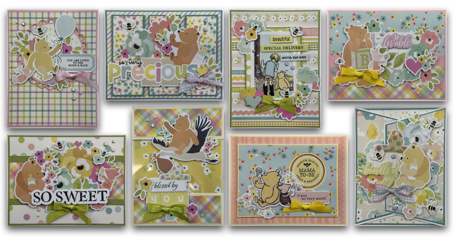 Simple Stories Say Cheese Classic Pooh Baby Card Kit