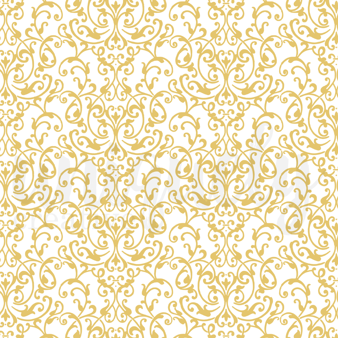 Uniquely Creative Bohemian Escape Damask Foil Acetate