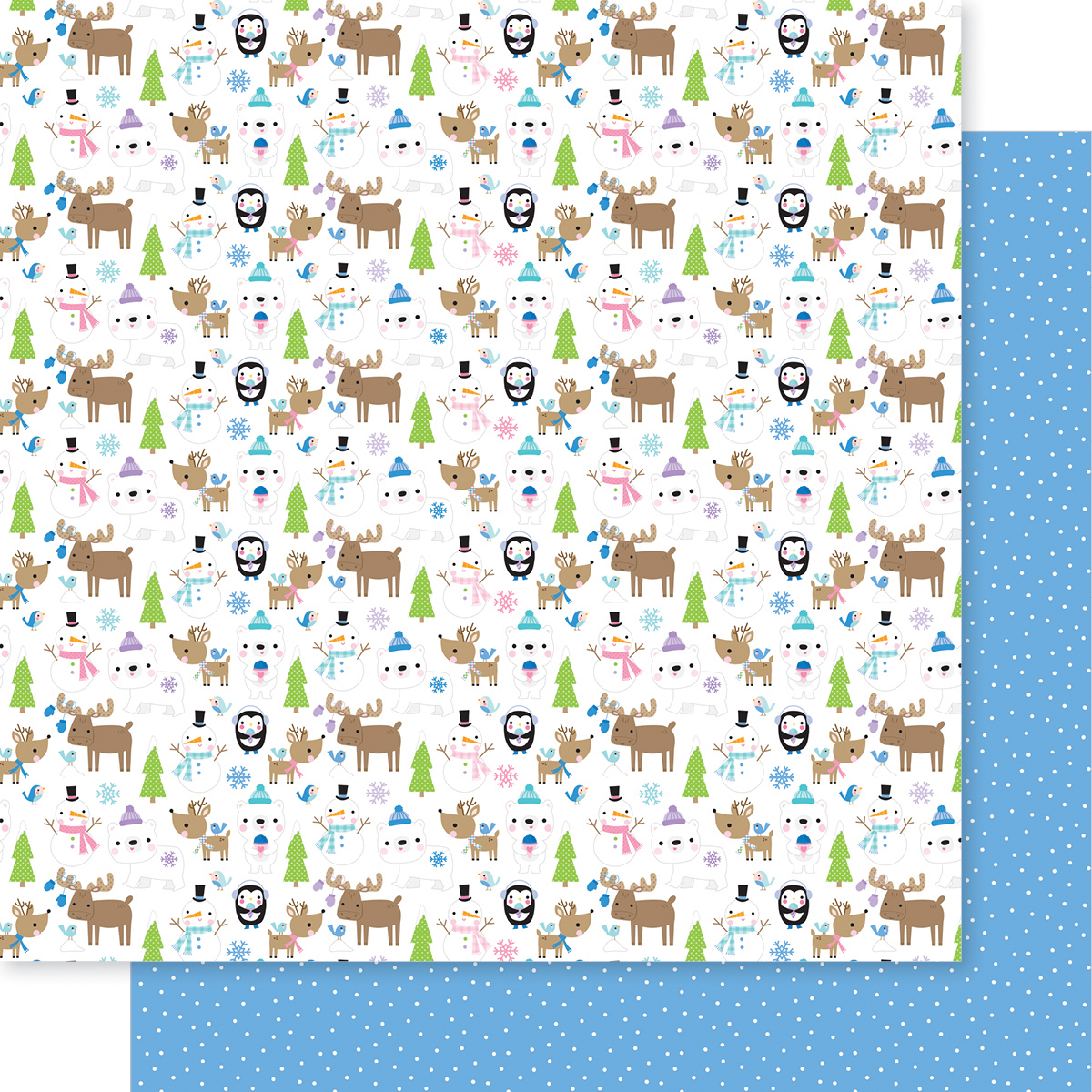 Bella Boulevard Snowflake Season 12X12 Polar Parade