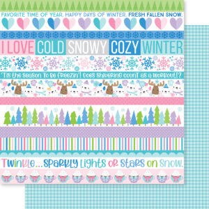 Bella Boulevard Snowflake Season 12X12 Snowflake Season Borders