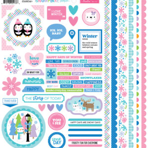 Bella Boulevard Snowflake Season Doohickey Cardstock Stickers