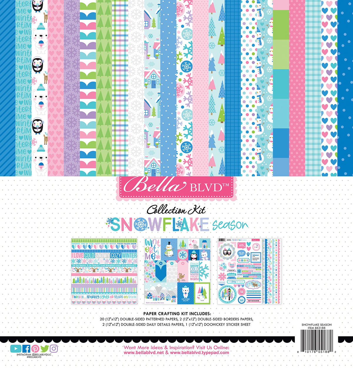 Bella Boulevard Snowflake Season Collection Kit