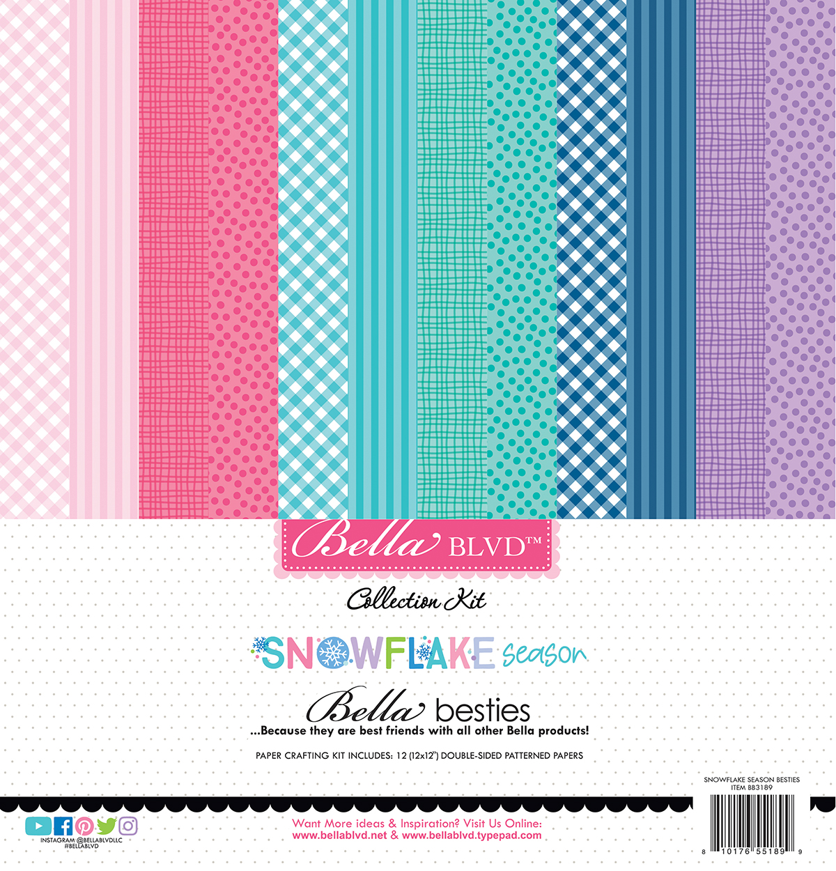 Bella Boulevard Snowflake Season Bella Besties Kit