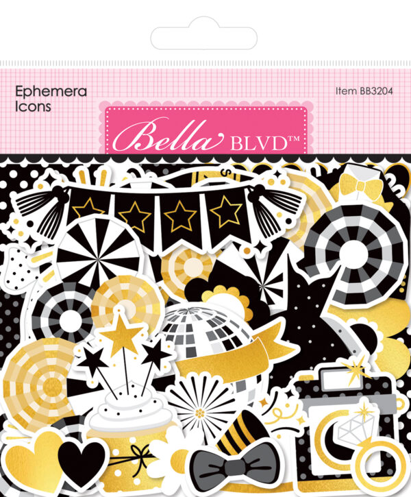 Bella Boulevard Let’s Celebrate! Ephemera Icons Bella Boulevard Let's Celebrate! Ephemera Icons