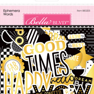 Bella Boulevard Let's Celebrate! Ephemera Words