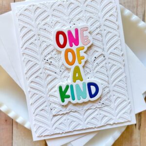 Waffle Flower Die Happy Leaves Panel