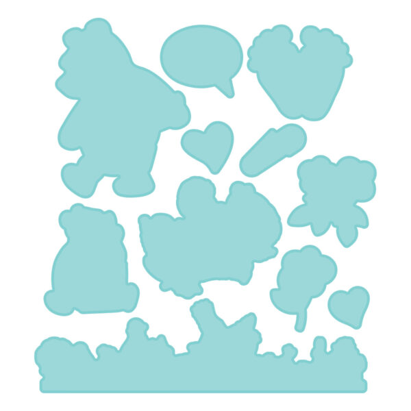 Spellbinders Bundle of Joy Coordinating Etched Dies With Simple Stories