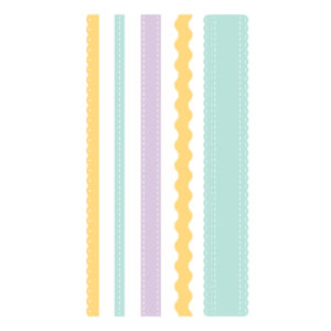 Spellbinders Ribbon & Trim Etched Dies With Simple Stories