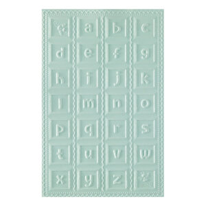 Spellbinders Classic Pooh Baby Blocks 3D Embossing Folder With Simple Stories