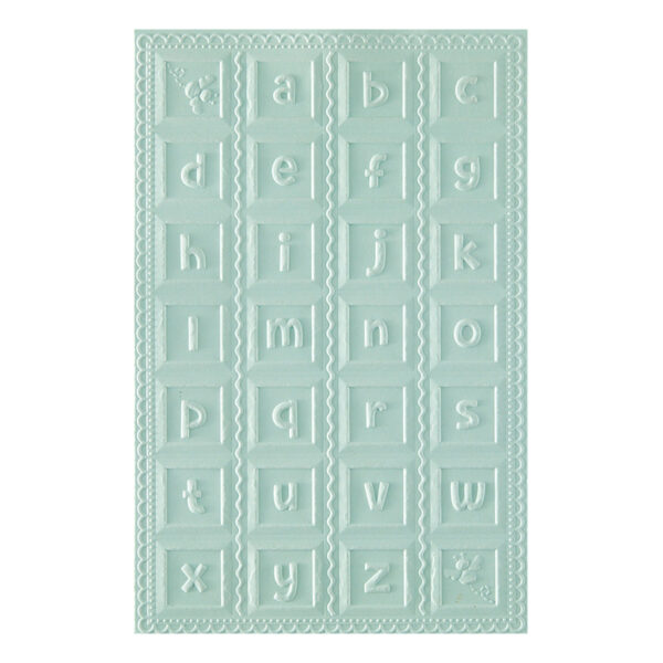 Spellbinders Classic Pooh Baby Blocks 3D Embossing Folder With Simple Stories