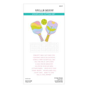 Spellbinders Born To Dink Clear Stamp & Die Set