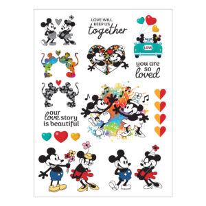 Spellbinders Classic Mouse Love Rub-ons