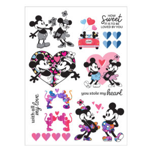 Spellbinders Classic Mouse Love Rub-ons