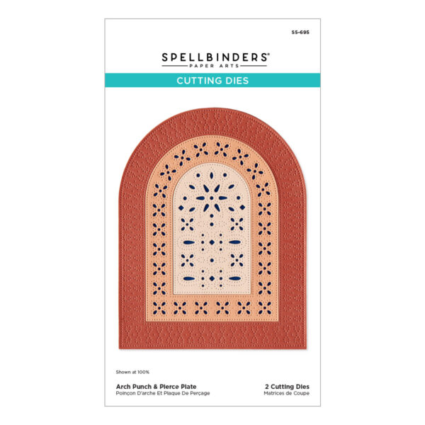 Spellbinders Arch Punch & Pierce Plate Etched Dies