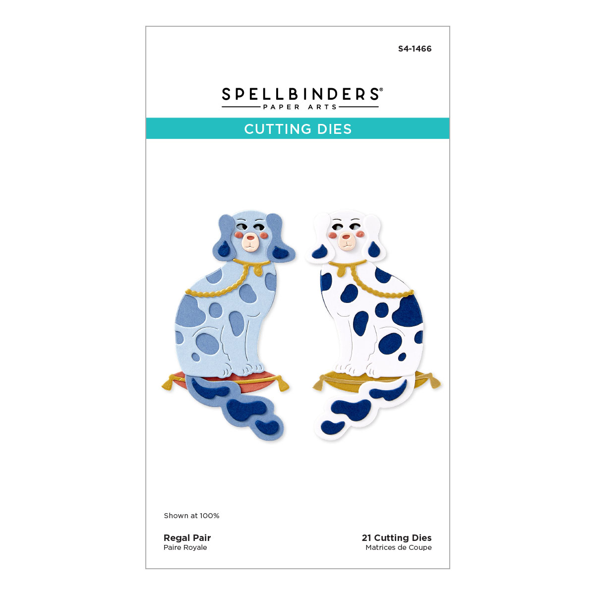 Spellbinders Regal Pair Etched Dies