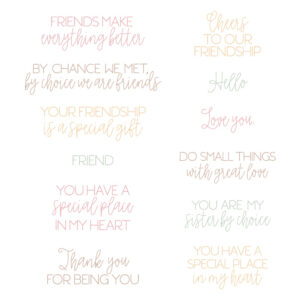 HONEYBEE STAMP LOVE YOU, FRIEND