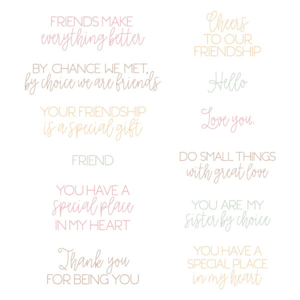 HONEYBEE STAMP LOVE YOU, FRIEND