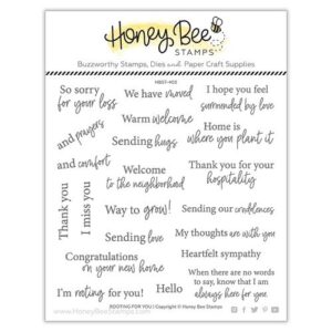 HONEYBEE STAMP ROOTING FOR YOU
