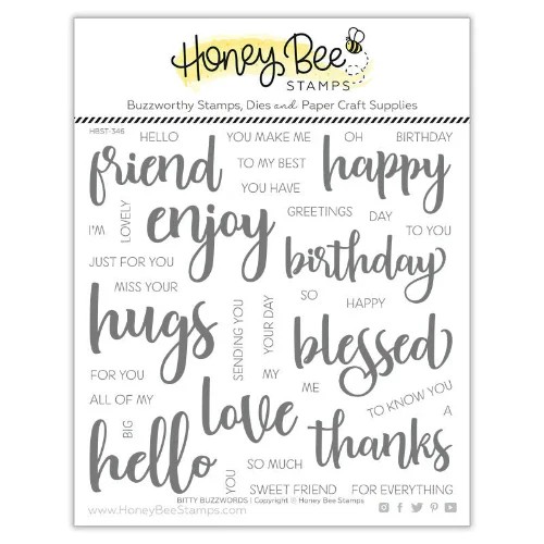 HONEYBEE STAMP BITTY BUZZWORDS