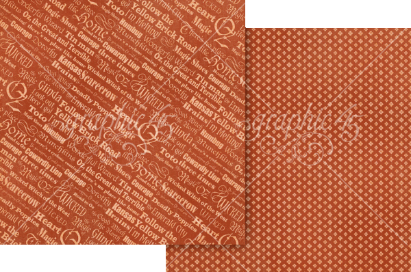 Graphic 45 Wonder of Oz 12X12 You Were There All Along