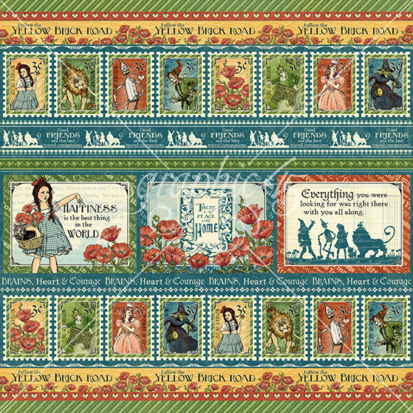 Graphic 45 Wonder of Oz 12X12 Good Friends