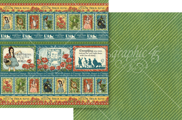 Graphic 45 Wonder of Oz 12X12 Good Friends