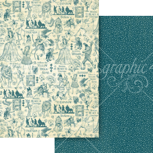 Graphic 45 Wonder of Oz 12X12 Brains, Heart and Courage