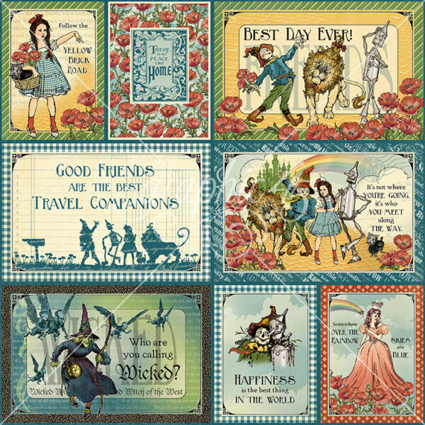 Graphic 45 Wonder of Oz 12X12 Over the Rainbow