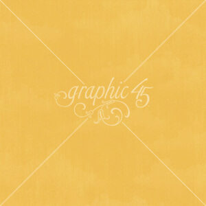 Graphic 45 Wonder of Oz 12X12 Brick Road Yellow Pattern & Solid Sheet