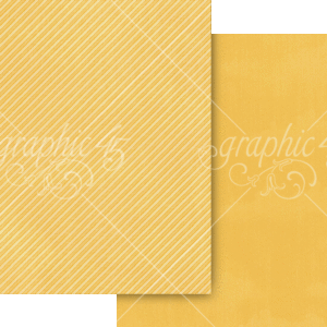 Graphic 45 Wonder of Oz 12X12 Brick Road Yellow Pattern & Solid Sheet