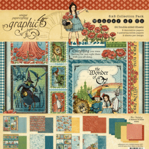 Graphic 45 Wonder of Oz 8X8 Collection Pack