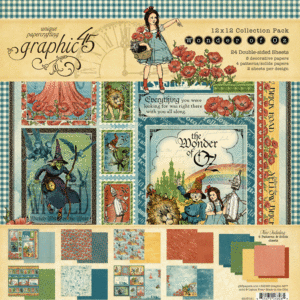 Graphic 45 Wonder of Oz 12X12 Collection Pack