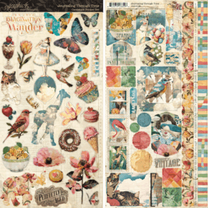 Graphic 45 Journaling Through Time Sticker Set