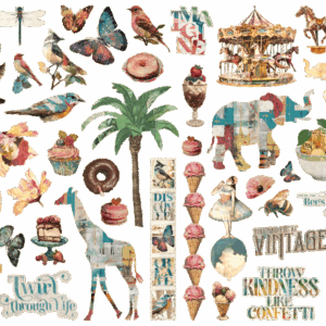 Graphic 45 Journaling Through Time Ephemera Set