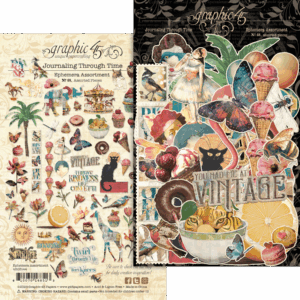 Graphic 45 Journaling Through Time Ephemera Set