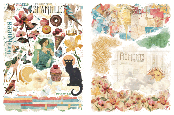 Graphic 45 Journaling Through Time Rub-on Transfers