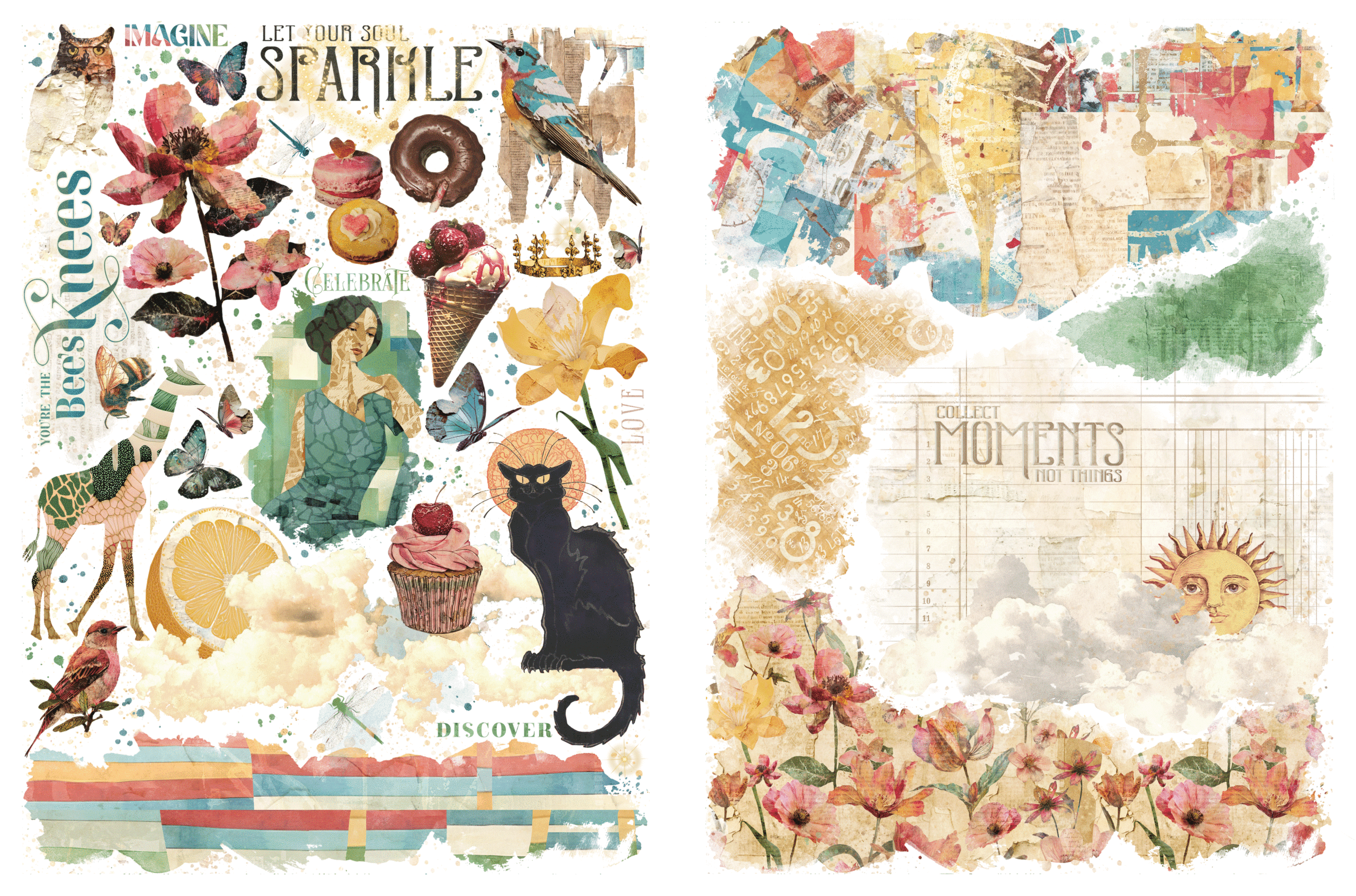 Graphic 45 Journaling Through Time Rub-on Transfers