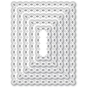 Memroy Box Die Oval Eyelet Rectangle Frames