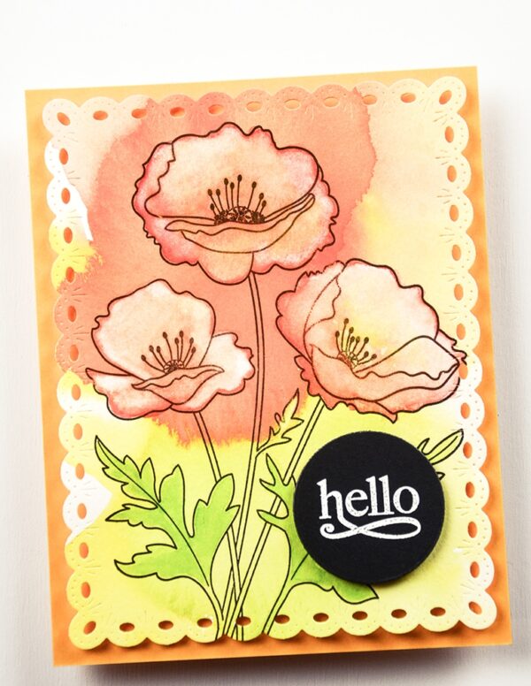 Memroy Box Stamp & Die Playful Poppies